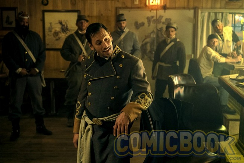 Wilson as Schenck, who is a Civil War